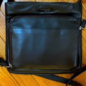 Beautiful brown leather Perlina crossbody bag